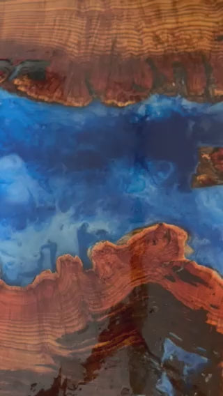 ** COMING SOON** African Sumac Resin LARGE Table